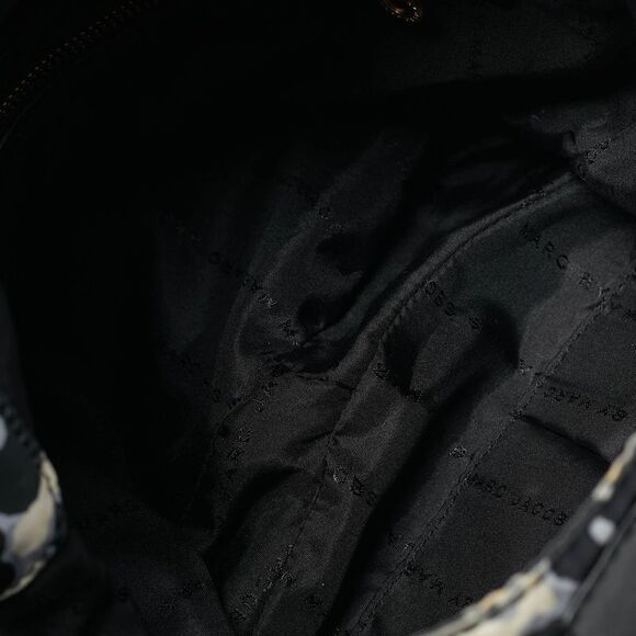 Marc By Marc Jacobs Preppy Natasha Black/white Leopard Print Nylon Crossbody Bag - Picture 7 of 7